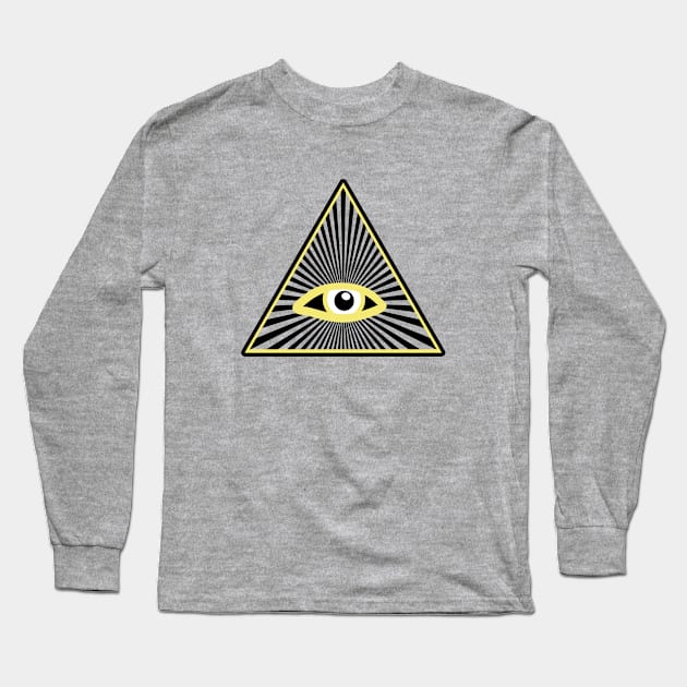 Eye of Providence Long Sleeve T-Shirt by Gaspar Avila